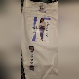 Just My Size Vintage (1997) White Short Jeans BNWT